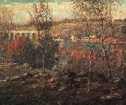 Ernest Lawson Harlem River Germany oil painting artist